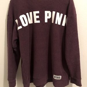 LOVE PINK Maroon Sweatshirt